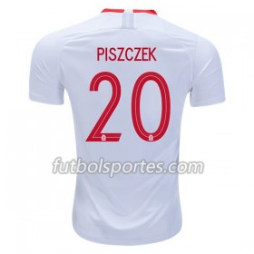 Camisetas Polonia Piszczek 20 Primera Equipacion Mundial 2018